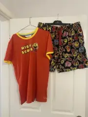 Peter Alexander Mens Pyjama Set Pac Man XLarge