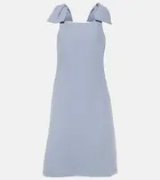 [Chloe] Chloé Linen midi dress AU 8 blue