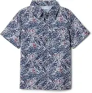 [Columbia] Youth Boys Slack Tide Short Sleeve Camp Shirt