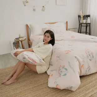 BUHO 天絲萊賽爾單人二件式床包枕套組(花清月迷)