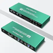 Kvm Switch HDMI 2 Monitors 2 Computers edid Emulator Extended Display 2K 144hz hotkey Switching Matrix kvm Switch edid Matrix hdmi kvm Switch Dual Monitor edid Clone 2k 144hz kvm Switch Matrix