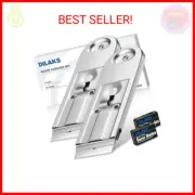 2-Pack Razor Scraper, All Metal Heavy Duty Razor Blade Scraper with Extra 20-Pie