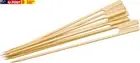 Bamboo Flat Skewers - Pack of 50 BBQ Skewers for Grilling - 44Mm Size