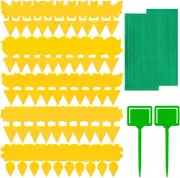 Sticky Trap Fruit Fly and Gnat Trap Sticky Bug Traps 54Pcs Traps Indoor/Outdoor