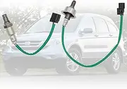 Upstream and Downstream Oxygen Sensor Compatible with Honda Accord 2008-2012 CR-V 2010-2011, Acura TSX 2009-2014 Replace 234-9091 234-4462 36531-R40-A01 36532-R40-A01