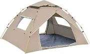Automatic Pop-Up Tent Outdoor Camping Tent Portable Camping Tent Double Door Double Window Tent Easy to Install Tent