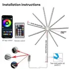 LED RGB Firework Strip Lights Dream Color Smart Music Sync APP & Remote Control