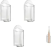 3Pcs Upgraded Electric Toothbrush Holder,Plastic Detachable and Easy Cleaning Storage,Electric Toothbrush Stander for Bathroom,Toothbrush Organizer to Saving Space and Keep Drying…