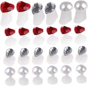 Ipetboom 1 Set Rhinestone Toe Separators Durable Toe Dividers for Pedicures Nail Art Reusable Foot Care Tool for Correcting