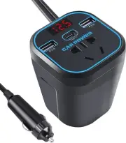 Generic Portable Car Powers Inverter | Car Powers Outlet Adapter | Car Charge...