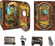 Joincon DIY Book Nook Kit, Submarine Miniature House Kit - Dollhouse Booknook Bookshelf Decor 3D Wooden Puzzle - 1000 Leagues in The DEEP SEA (SQ-39)