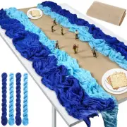 5 Pcs Happy Passover Table Runner Parting The Red Sea 12x108 Inch Passover Pl...