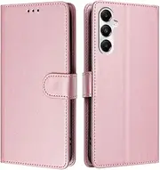 Compatible with Samsung Galaxy A14 5G PU Leather Phone Cover,Compatible with Samsung Galaxy A14 4G Card Slots Flip Stand Wallet Case Pink