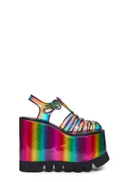 [Club Exx] Fantastic Hues Platform Sandals