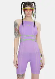 [GoGuy] Lilac Strappy Unitard