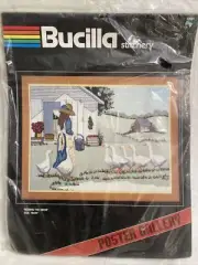 Bucilla Feeding The Geese Stitchery Crewel Embroidery Kit #49881 NOS