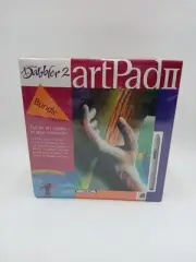 Wacom ArtPad II Graphics Tablet Erasing Pen PC Windows DOS Dabbler 2 Bundle NEW