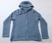 Weird Fish Women's Weylin Full Zip Eco Macaroni Hoodie CD4 Denim Size 14 NWT
