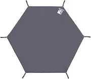 Hexagonal Tent Tarp - Waterproof Camp Tarp | Hexagonal Tent Footprin | Twaterproof | Floor Anti-Damp and Wear-Resistant Oxford Mat Super Light Picnic Mat
