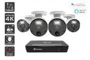 Swann Network Video Recorder (NVR) Kit 4K Upscale 8 Channel With 4 Cameras [SWNVK-876804-AU]
