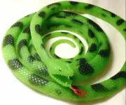 4 Rubber Green 42" Mountain Rattlesnake Replicas Mamejo Nature Snakes AAA Brand