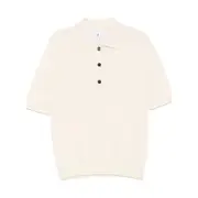 [Seven Gauge] Seven Gauge Crepe Polo Shirt V NUMERIC NEUTRALS