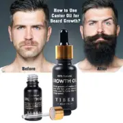 Beard Hair Growth Moustache Care Leave In Men Oil Wax Balm Kit Nourishing Soften