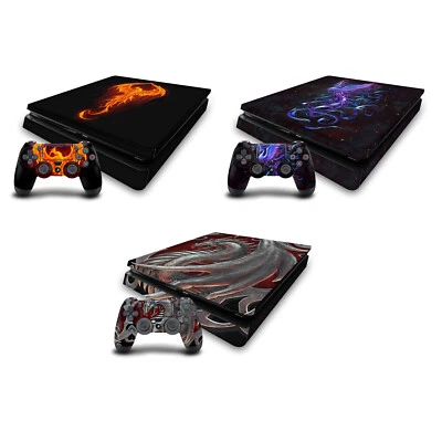 OFFICIAL CHRISTOS KARAPANOS ART MIX VINYL SKIN FOR PS4 SLIM CONSOLE & CONTROLLER
