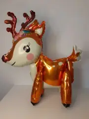 NEW XL 23" H Reindeer Standing Mylar Inflatable Foil 3D Christmas Party Balloon