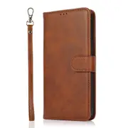 Samsung Galaxy S20 FE Compatible Case Cover With Leather Flip Wallet - Brown