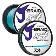 Daiwa Corp JB4U30-300IB Daiwa J-braid X4 300 Yard Spool 30lb Test - Island Blue