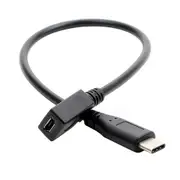 Micro USB Female To USB-C 3.1 Type-c Male Converter Cable Adapter OTG Connector Cable 27cm
