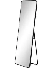 [Cooper & Co] Elle Standing Full Length Rectangle Mirror 165cm Black