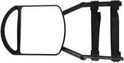 Baceyong Car Auxiliary Mirror, RV Trailer Mirror Reflector Reversing Mirrors, Large View Mirror Conversion Fit for Car Truck RV, Black