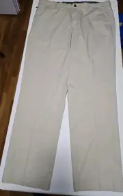 DOCKERS Men's Workday Khaki Stretch Straight Fit Pants Beige 38X34 New