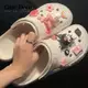 [迷人的裝飾]卡通可愛旋律系列（大眼蛙/庫洛米/維尼熊）Crocs Jibbitz手機殼首飾配件材料可愛鞋釦手工DIY