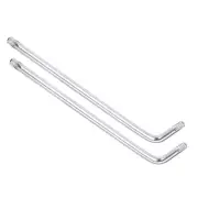 2pcs Tamper Proof Torx Key T40 L-Shape Star Wrench CR-V Hand Tool for Car