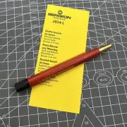Brass Scratch Brush 10mm Pen Pencil Swiss Bergeon 2834-L