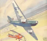 Model Airplane Plans (FF): Chilton D.W.1 • 1/8 Scale 36" for .049 Engine