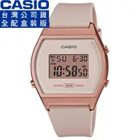 在飛比找momo購物網優惠-【CASIO 卡西歐】卡西歐酒桶型膠帶電子錶-古銅金(LW-