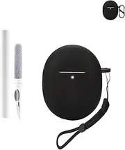 Silicone Protective Case for Google Pixel Buds Pro 2 Earbuds - Durable and Eco-Friendly Bluetooth Earphone Cover with Precise Holes - Black