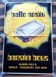 Beastie Boys Intergalactic 1998 Silk Screen Vintage Poster