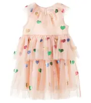 [Konges Slojd] Konges Sløjd Sequined tulle dress Y 7/8 pink