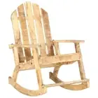 Wooden Outdoor Rocking Chair Adirondack Swing Seat Garden Rocker Patio Furniture