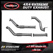 Redback 3" DPF Adaptor Kit No Cat for Toyota Landcruiser VDJ200R With DPF (for: Toyota)