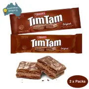 (2) Arnotts Tim Tam Chocolate Biscuits Made in Australia 2 packs