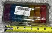 Pill Box 2 Times a Day, Weekly Organizer AM PM with 7 Daily Clear Case
