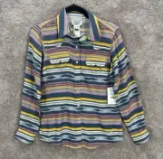Ariat Shirt Womens Small Stripe Sunset Beauty Snap Aztec Western Blouse Top NWT