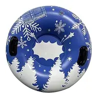 Snow Tube, Inflatable Snow Tube, Cold-Resistant Snow Tube, Winter Outdoor Sports Toys, Cold-Resistant Inflatable Snow Tube Sports and Activities 35.4-Inch Pvc Inflatable Snow Sled for Kids and Adults