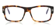 Tom Ford FT5941-B Blue-Light Block 053 Men's Glasses Tortoiseshell Size 55 - Private Health Rebate - Blue Light Block Available